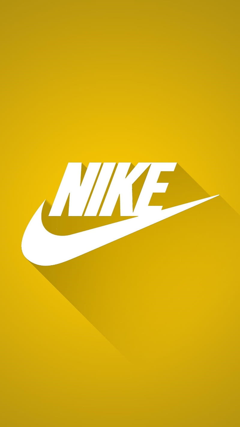 Logotipo de nike, marca, amarillo, Fondo de pantalla teléfono HD | Peakpx