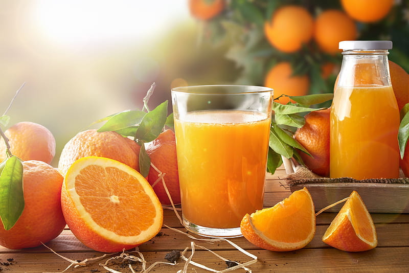 Food, Juice, Glass , orange (Fruit) , Fruit, HD wallpaper