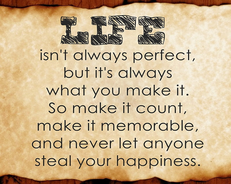 life, cool, count, happiness, new, perfect, quote, saying, HD wallpaper