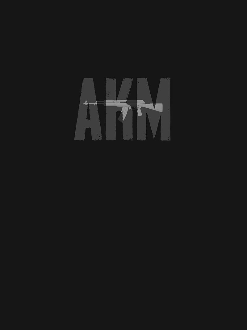 pubg AKM, akm, game, gun, minimalist, pubg, HD phone wallpaper