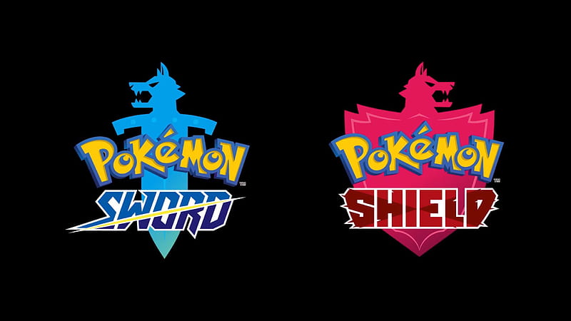 Pokemon Sword And Shield With Black Background Pokemon Sword And Shield, HD wallpaper