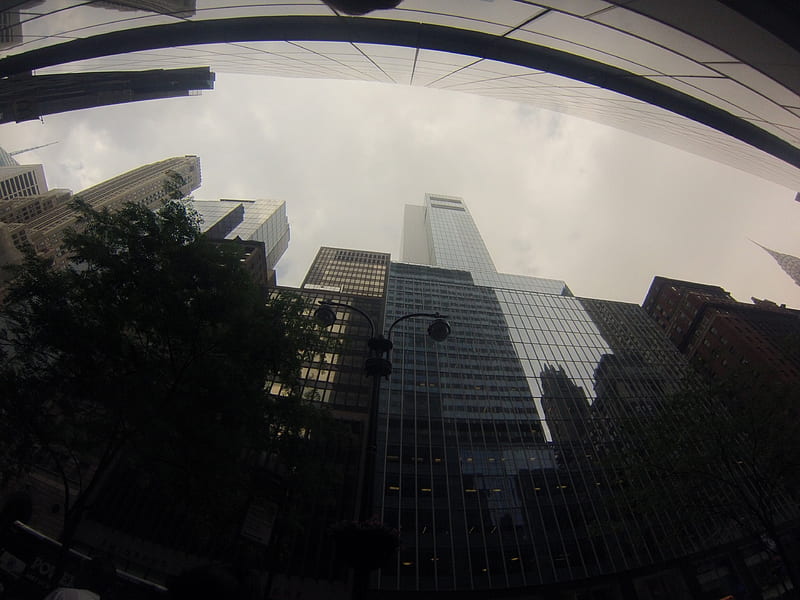 New York Skyscrapers (Gopro) ., skyscraper, architecture, clouds, york, definition, iloveny, story, reflection, picoftheday, ny, holiday, buildings, newyork, park, sky, trees, abroad, cool, awesome, new, nyc, office, travel, downtown, gopro, graphy, city, travelling, skyline, people, america, mirror, manmade, broadway, high, tall, oftheday, usa, urban, central, hero, summer, 3, HD wallpaper