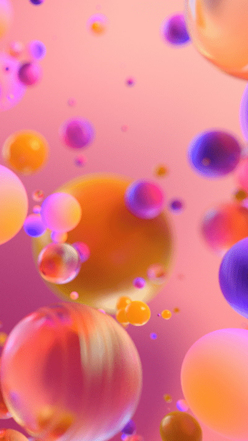 Burbujas de colores, patrón, Fondo de pantalla de teléfono HD | Peakpx