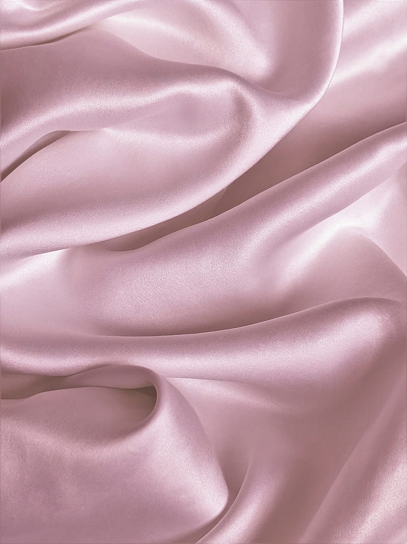 silk, fabric, folds, texture, pink, delicate, HD phone wallpaper