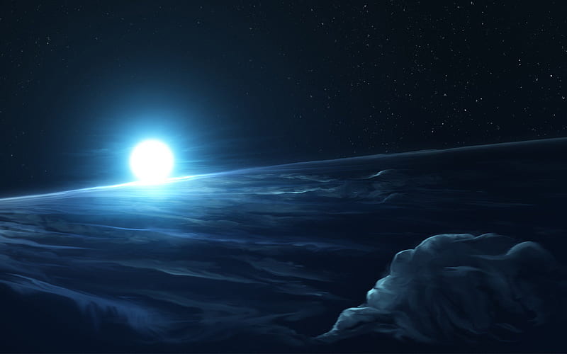 Cold Space, cold, space, creative, graphics, HD wallpaper