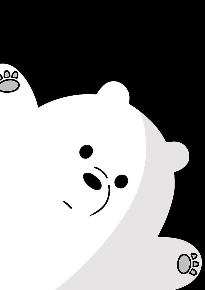 Urso Polar, cartoon, HD phone wallpaper