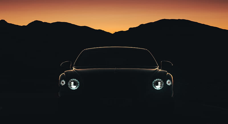 2020 Bentley Flying Spur (Color: Verdant) - Headlight , car, HD wallpaper