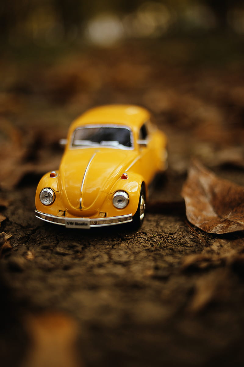 car, toy, model, yellow, HD phone wallpaper