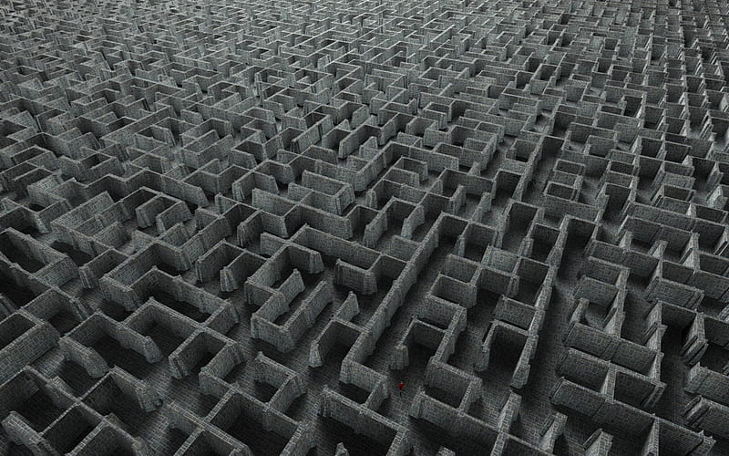 labyrinth, HD wallpaper