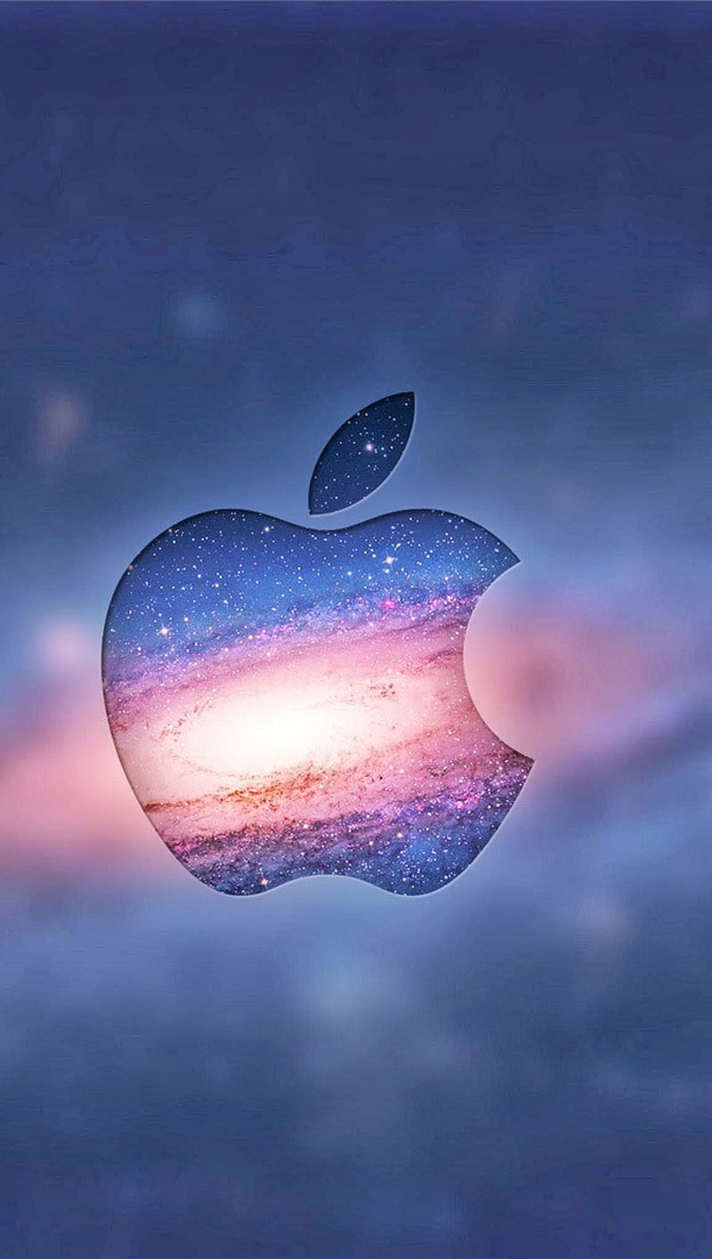 Apple, galaxy, logo, HD phone wallpaper