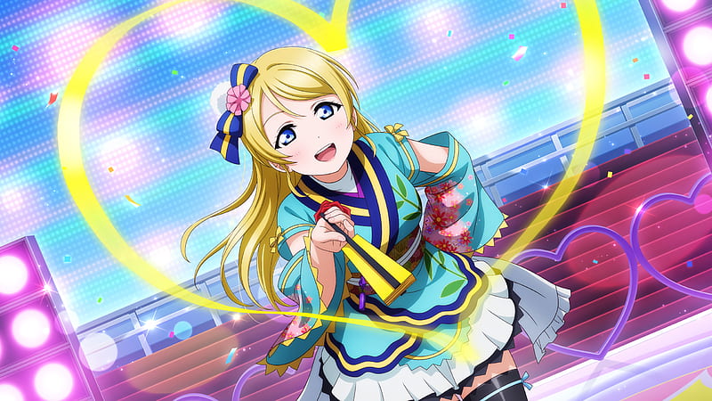 Blue Eyes Yellow Hair Eri Ayase Love Live Hd Wallpaper Peakpx