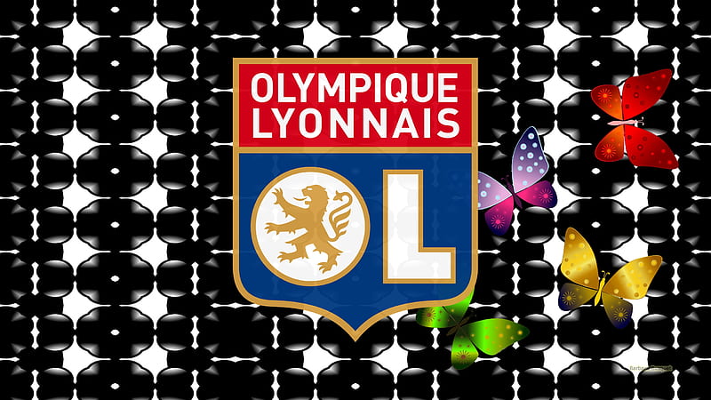 Olympique Lyonnais Club Sport Emblem Logo Lyon French Ol Football Soccer Hd Wallpaper