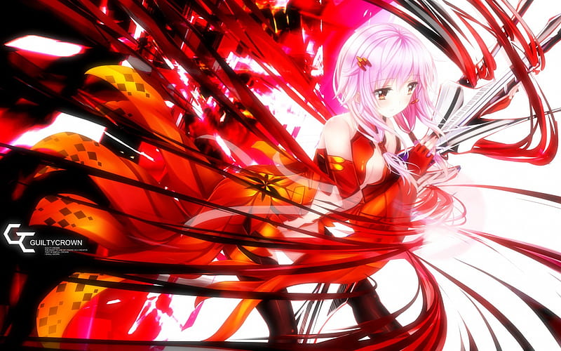 Guilty Crown Fantasy Girl Anime Fight Guilty Crown Attack Dream Hd Wallpaper Peakpx