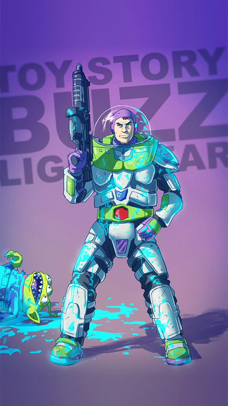 Buzz Lightyear, cartoon, tv, HD phone wallpaper