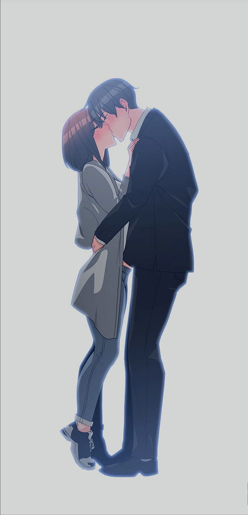 Saeki - Honeymoon 3 Kiss End | Anime kiss scenes, Anime cupples, Anime