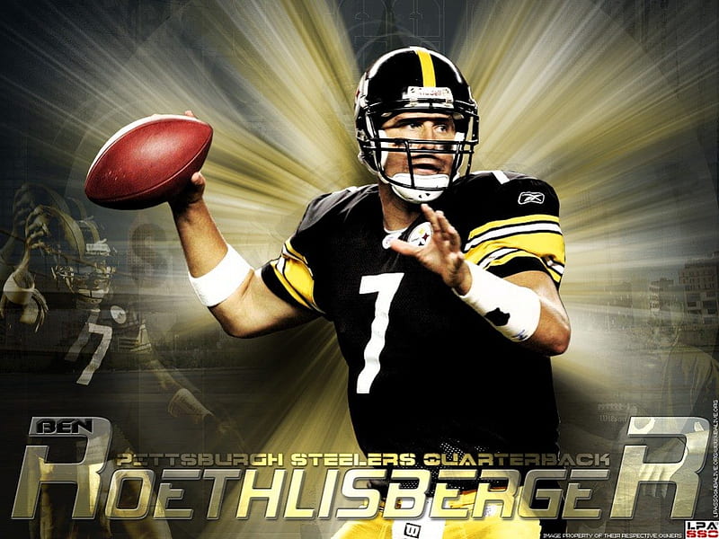 Ben Roethlisberger Pittsburgh Steelers qb, 19, sport, 2012, football, 10, HD wallpaper
