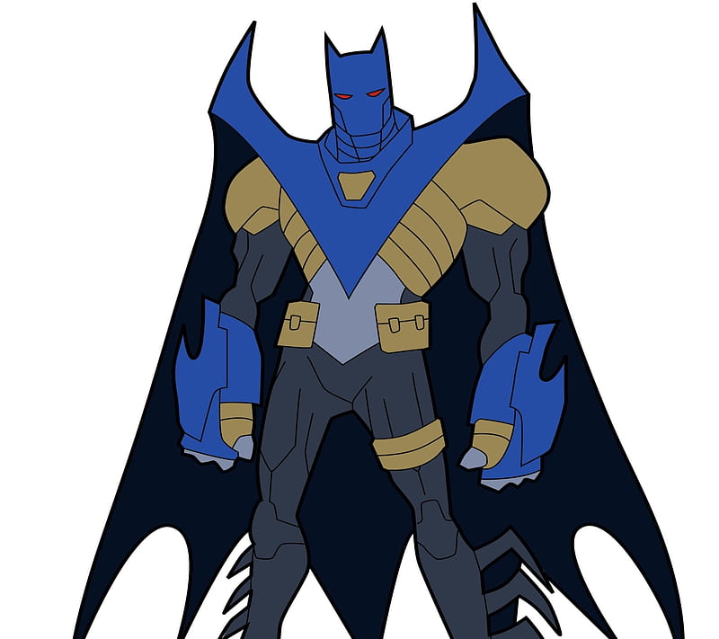 Blue batman, animation, HD wallpaper