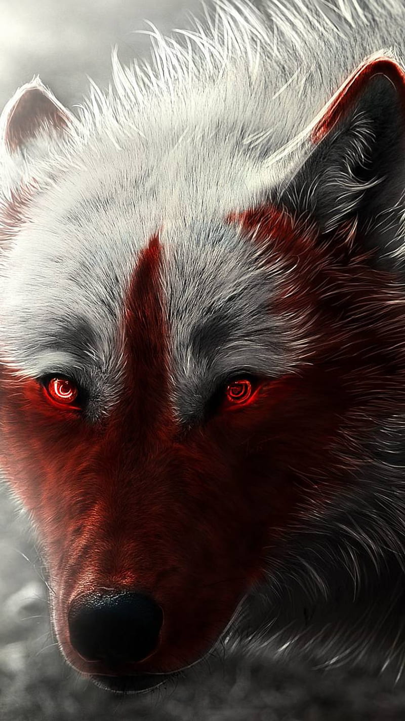 Red Moon Wolf Wallpapers on WallpaperDog
