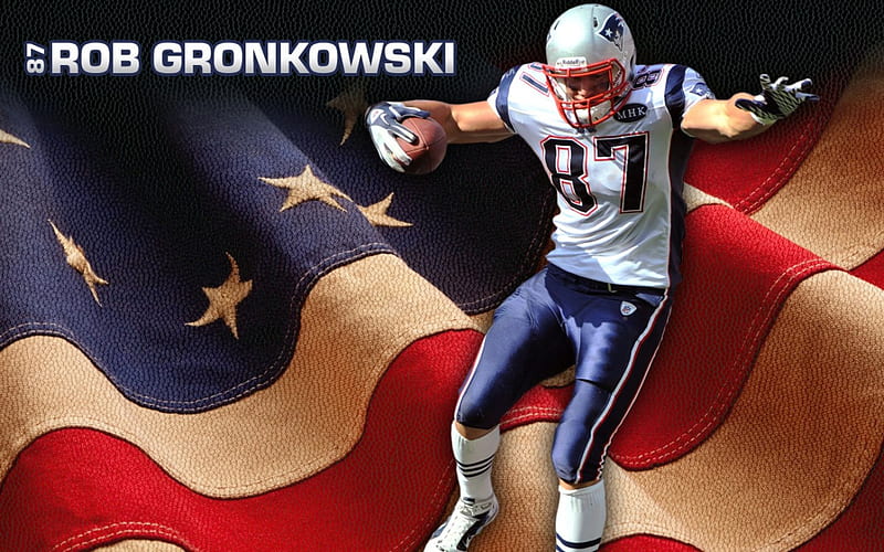 Rob Gronkowski: New England Patriots tight end, new england patriots, 2014, 08, 25, football, HD wallpaper