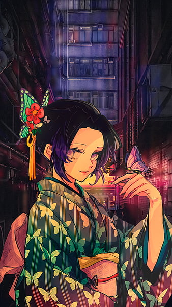 Shinobu Kocho Kimetsu no Yaiba 4K Wallpaper #5.1081