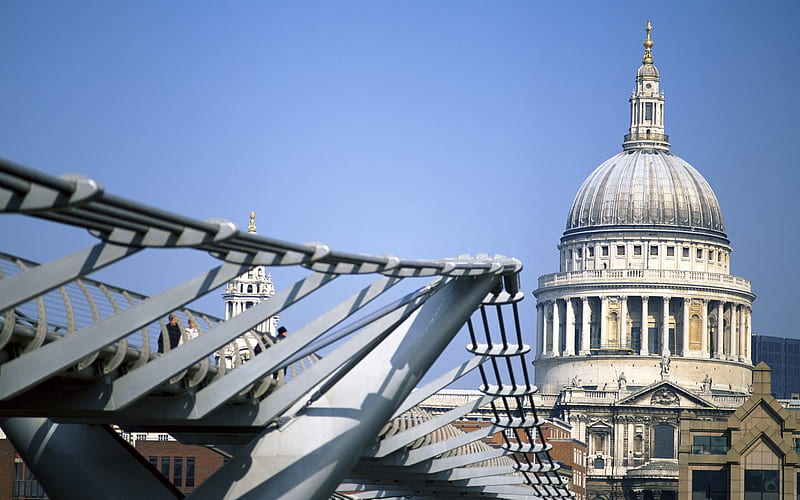 St Pauls Cathedral-London graphy, HD wallpaper