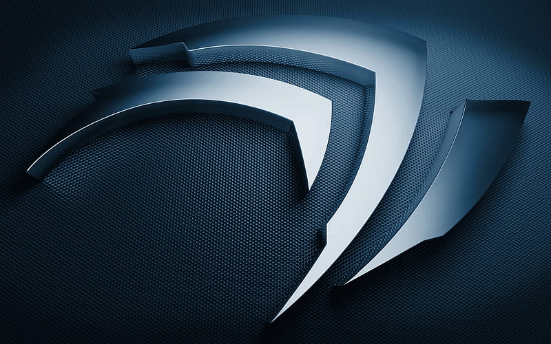 Nvidia, metal logo, creative, 3d logo, Nvidia logo, HD wallpaper