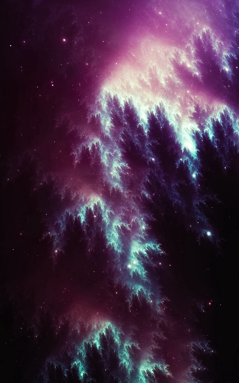 fractal, cloud, glow, light, flare, HD phone wallpaper