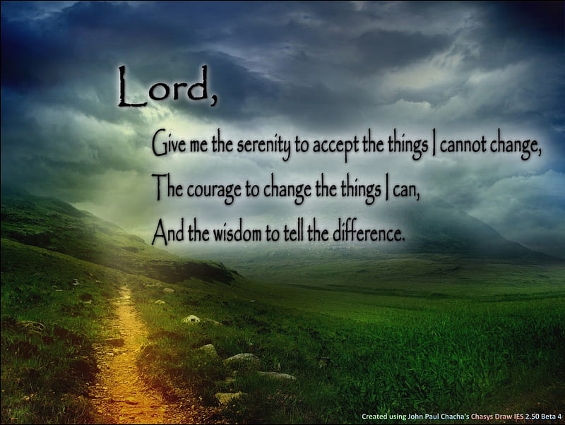 Serenity Prayer Wallpaper  Download to your mobile from PHONEKY