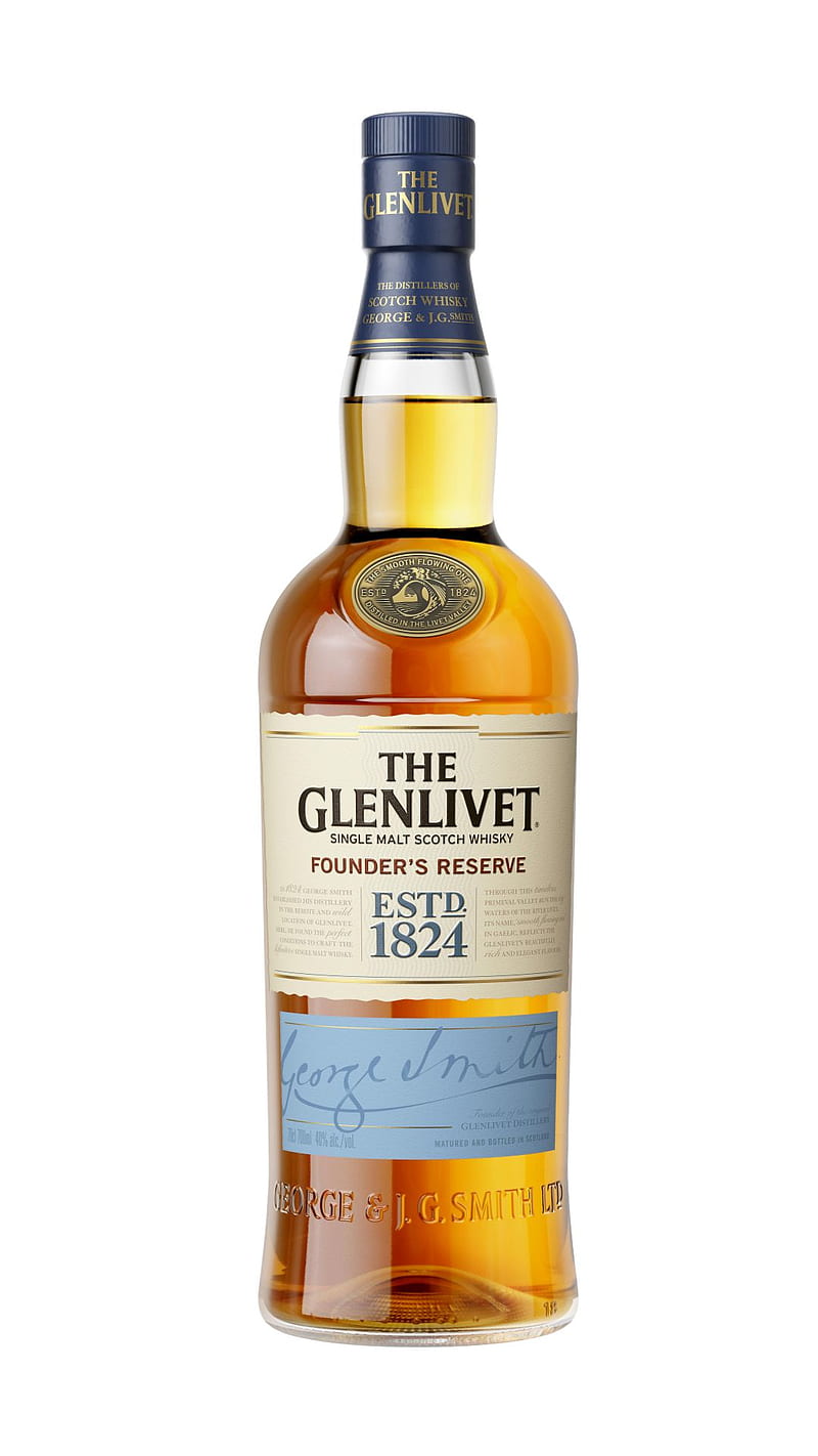 Glenlivet Scotch, founders reserve, scotch whisky, single malt, the glenlivet, HD phone wallpaper