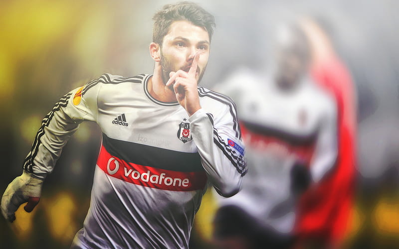 Tolgay Arslan, midfielder, footballers, Besiktas, soccer, HD wallpaper