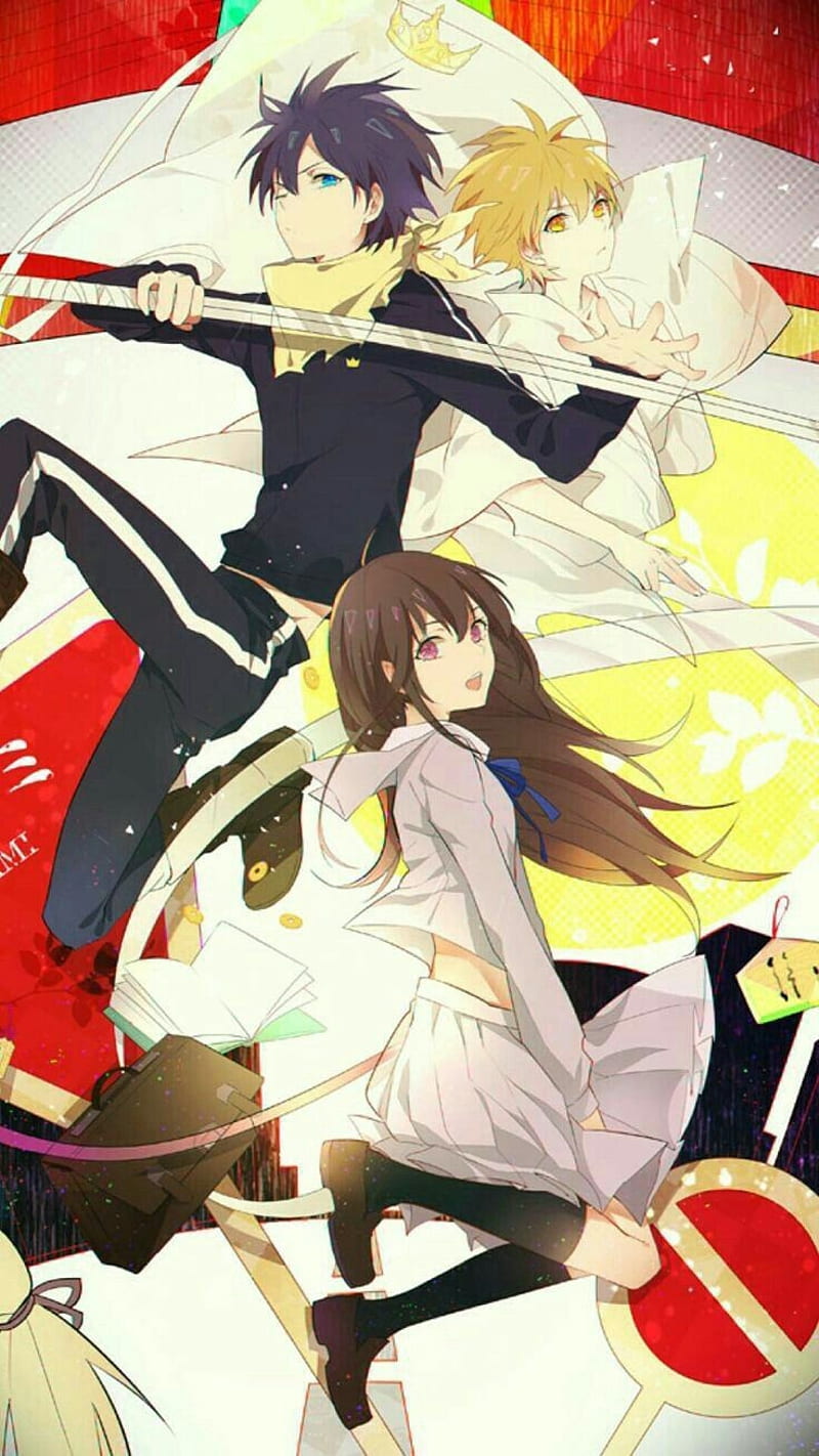 Noragami, yato, yukine, hiyori, anime, HD phone wallpaper