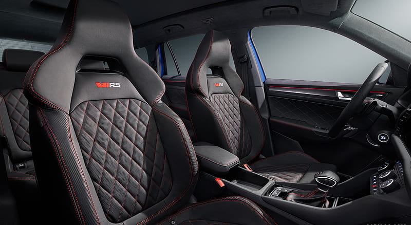 2021 Škoda Kodiaq RS - Interior, Front Seats, car, HD wallpaper