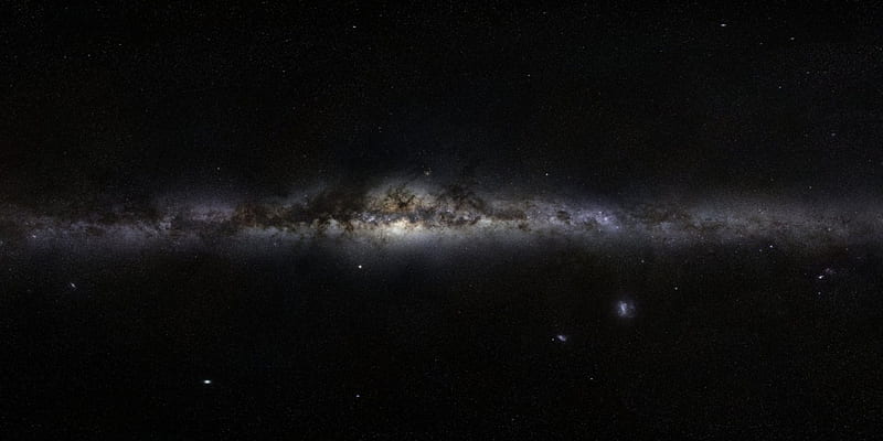 Un panorama de 360 ​​grados de la vía láctea, estrellas, galaxias, espacio,  Fondo de pantalla HD | Peakpx