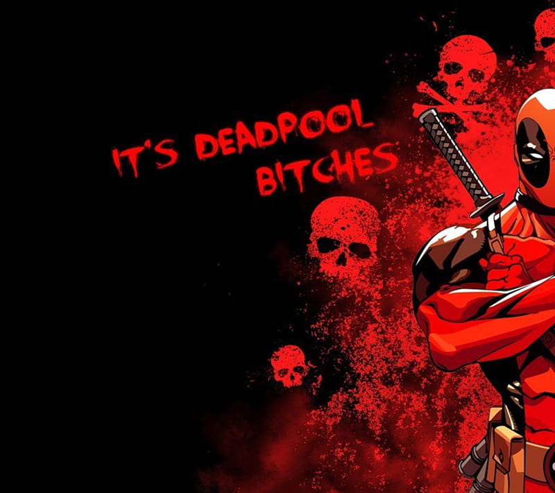 Its Deadpool, art, comic, game, slade, HD wallpaper