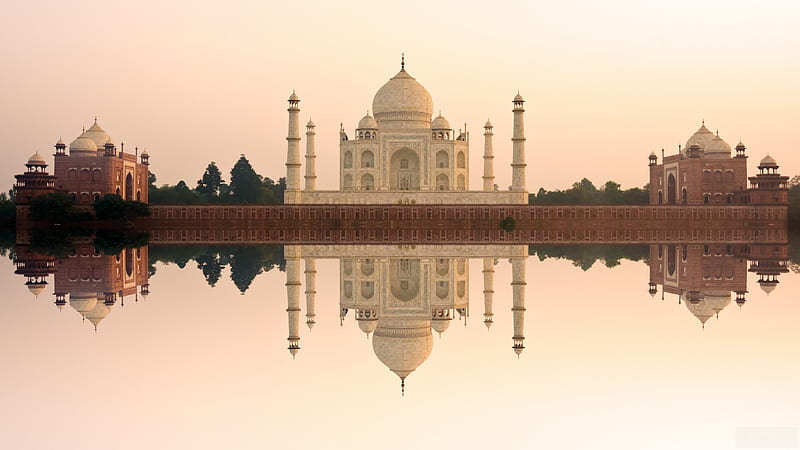 Architecture, Building, Dome, India, Monument, Reflection, Taj Mahal, Water . Mocah, Indian Architecture, HD wallpaper
