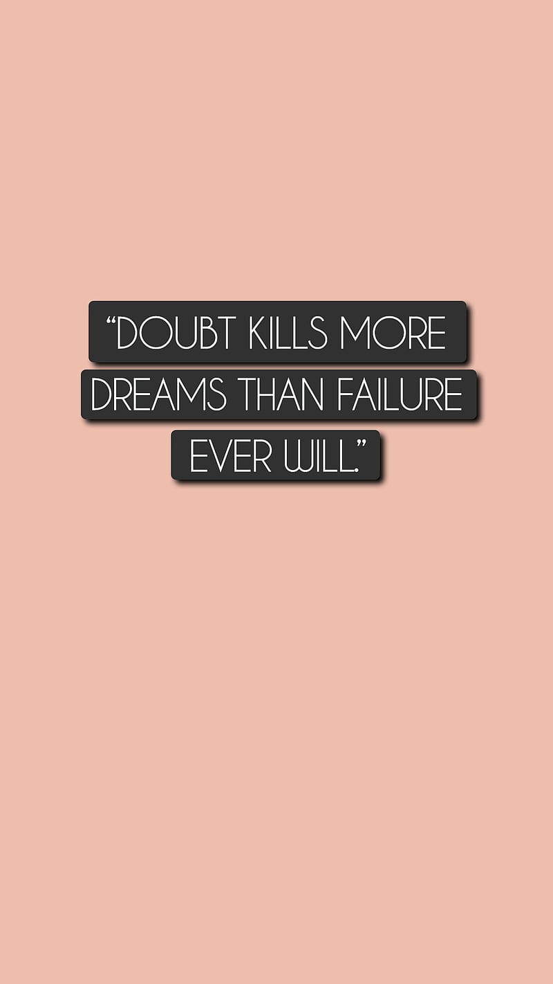 Failure, believe, doubt, quotes, sayings, yourself, HD phone wallpaper