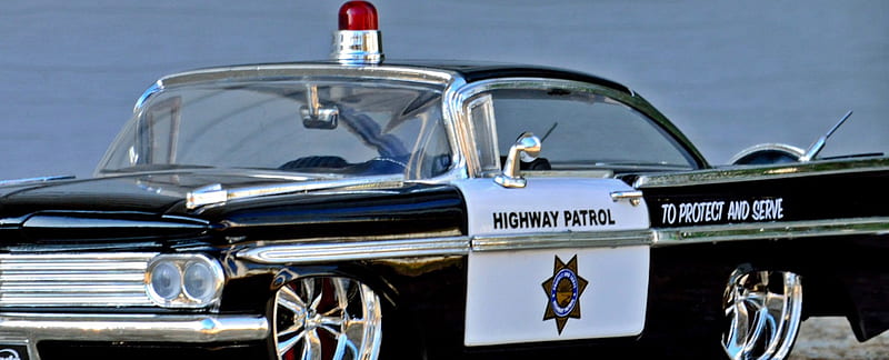 Impala Police Car, impala, 1959 Chevy Impala, 1959 impala, police car, HD wallpaper