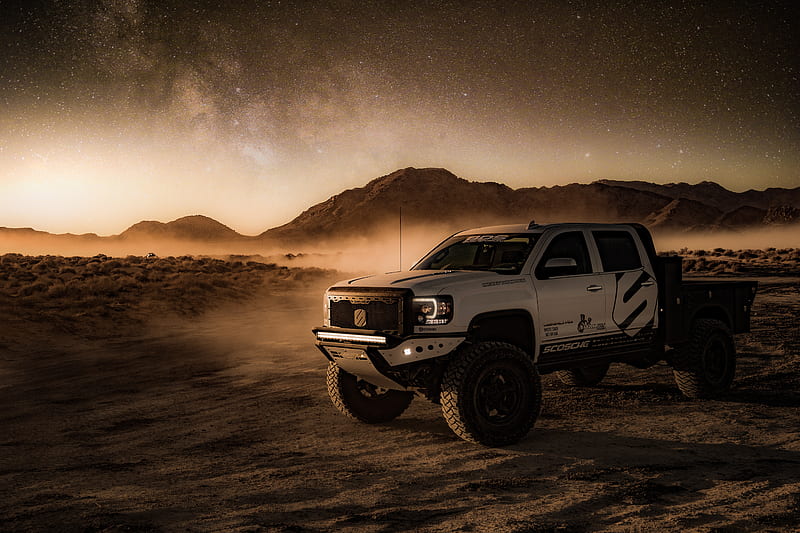 4x4 Offroad Vehicle In Desert, offroading, carros, desert, HD wallpaper