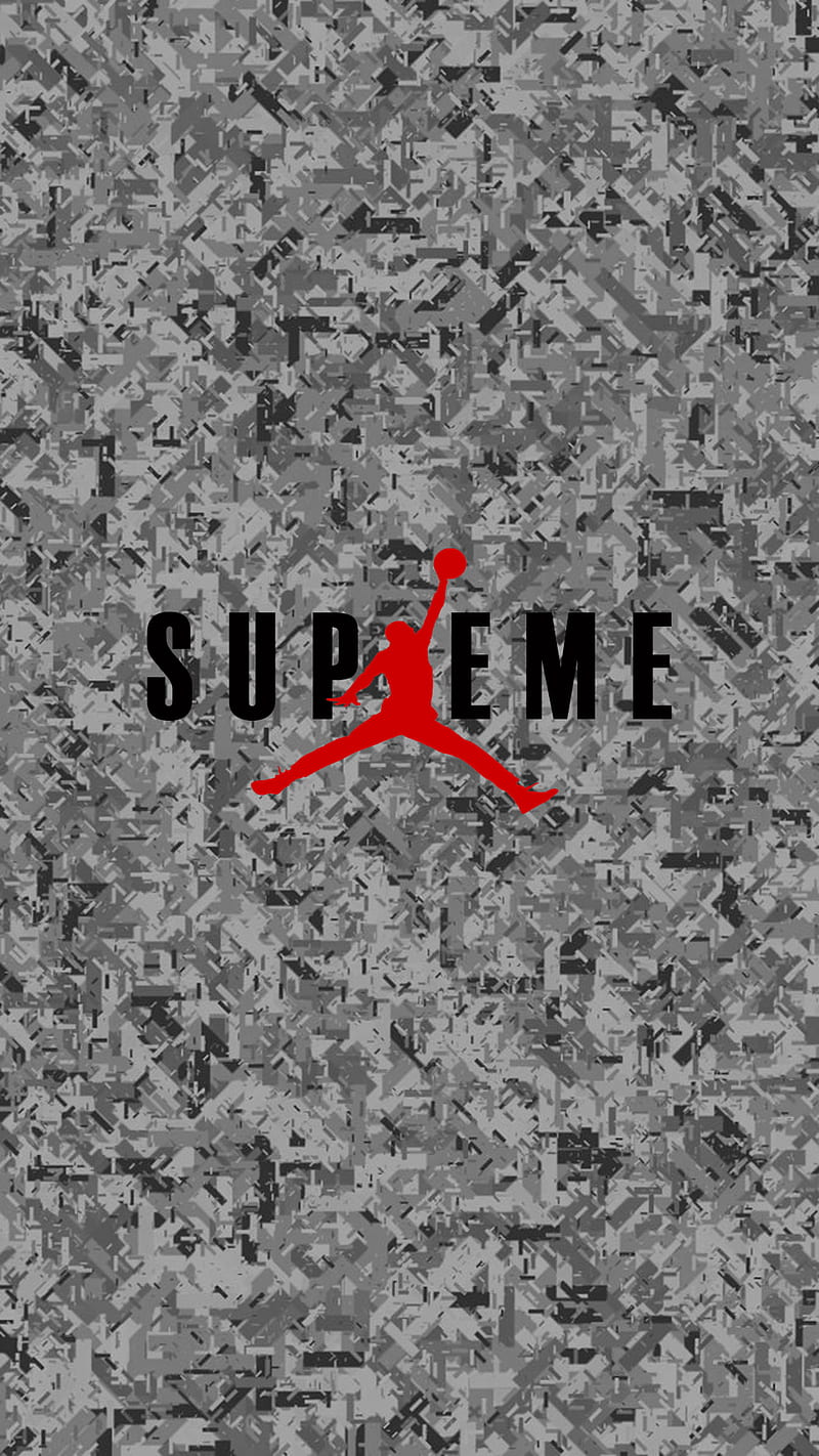 Jordans, 929, camo, camouflage hype, logo, new, supreme, urban, HD phone wallpaper