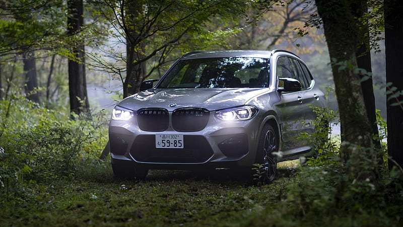 BMW X3 M 2019, car, competition, driving, sport, HD wallpaper