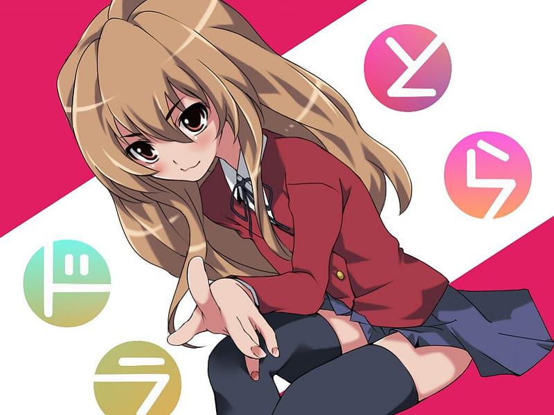 listening, eyeglasses, Aisaka Taiga, Toradora!, close-up, 1080P, glasses,  graffiti, anime, white, street art, sunlight, creativity, pink, wall -  building feature HD Wallpaper