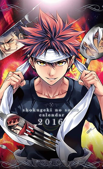 Sōma Yukihira Food Wars!: Shokugeki no Soma Anime Manga, Anime transparent  background PNG clipart