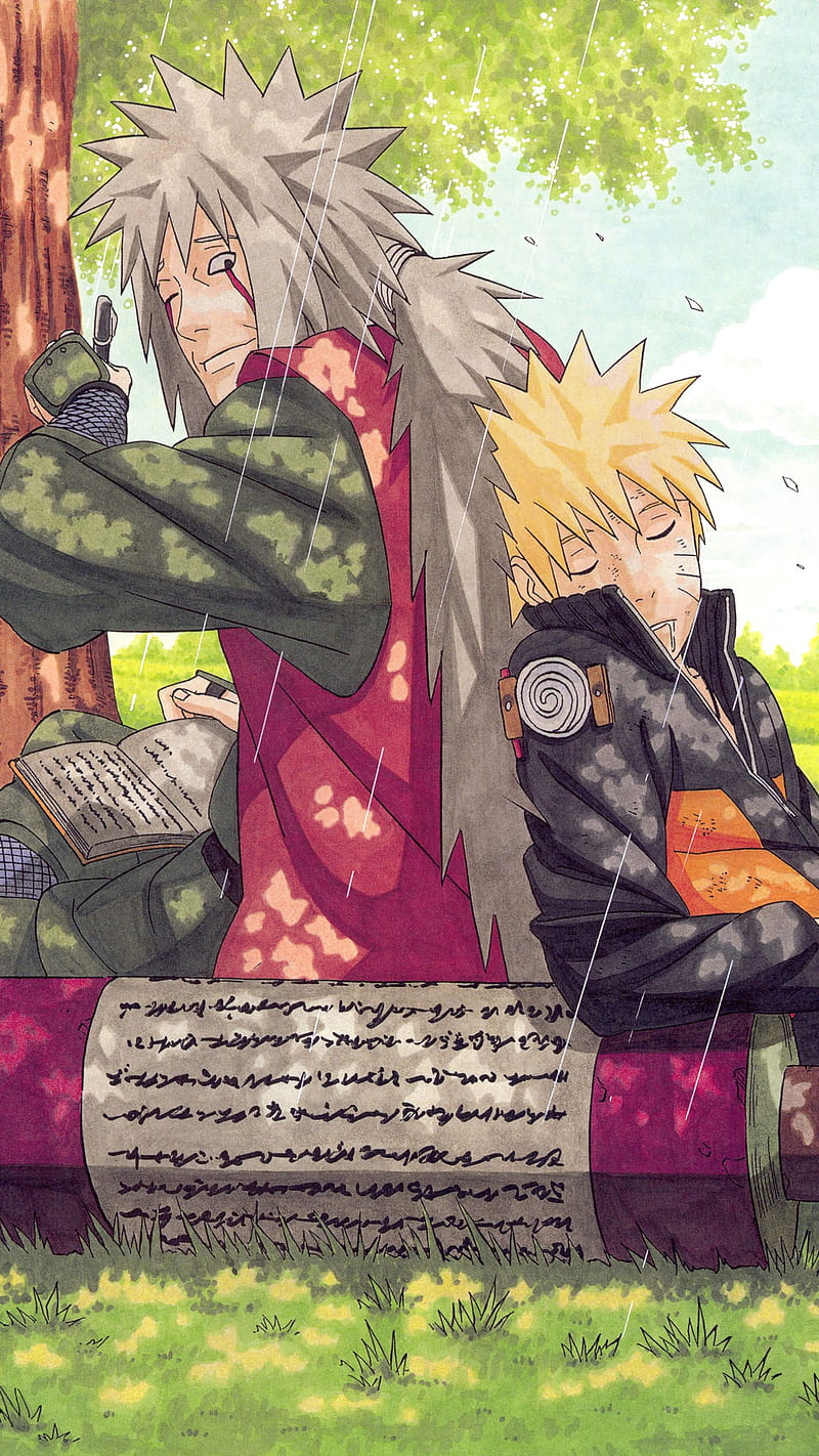 Jiraiya and Naruto, jirayia, HD phone wallpaper
