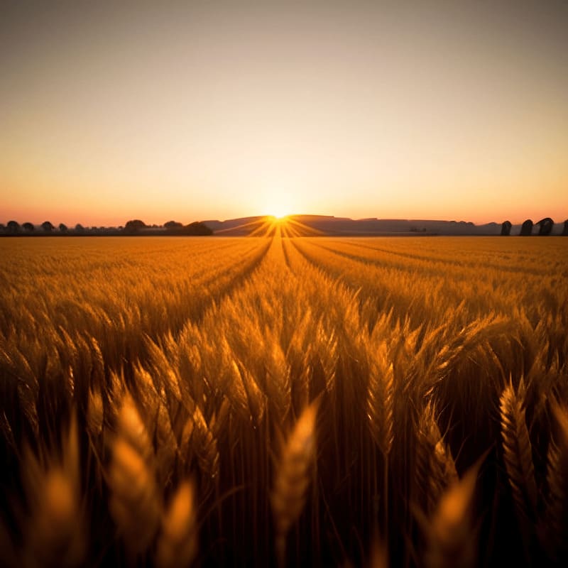 field, ears of corn, sun, nature, HD phone wallpaper