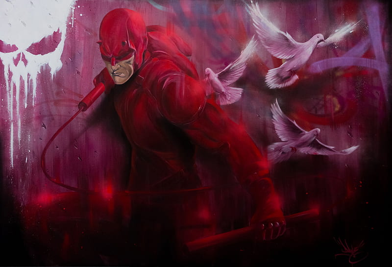 Daredevil Artwork, daredevil, superheroes, artwork, HD wallpaper