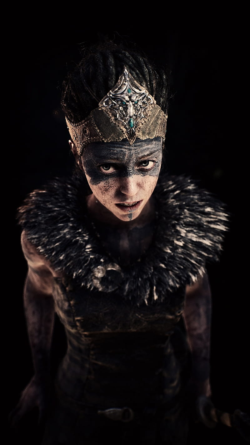Hellblade Senua , anxiety, fighter, ps4, ps4 share, sad, scared, warrior, HD phone wallpaper