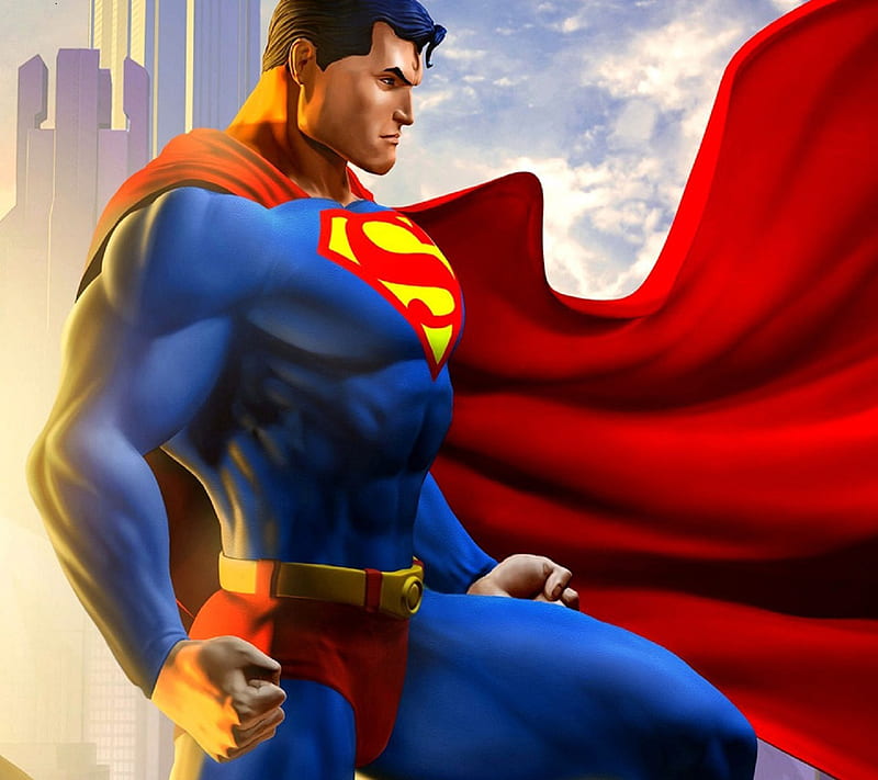Hombre de acero 2013, animado, dibujos animados, película, superhéroe,  superhombre, Fondo de pantalla HD | Peakpx