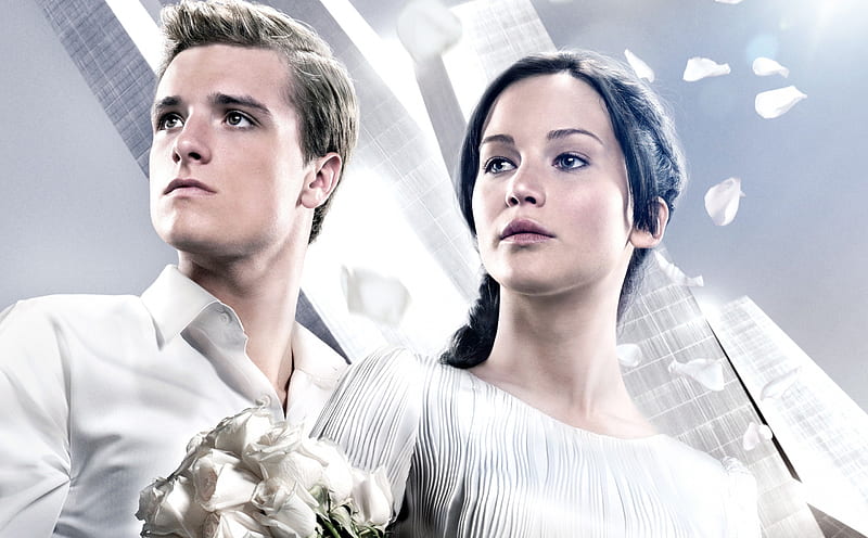 The Hunger Games: Catching Fire, Peeta Mellark, The Hunger Games, Katniss Everdeen, Catching Fire, Jennifer Lawrence, Josh Hutcherson, HD wallpaper