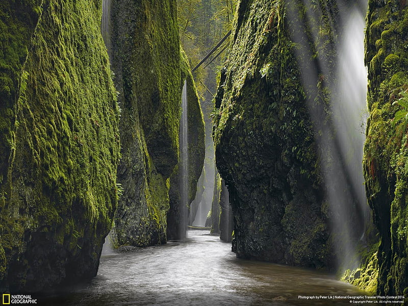 Allure Canyon Falls-National Geographic, HD wallpaper