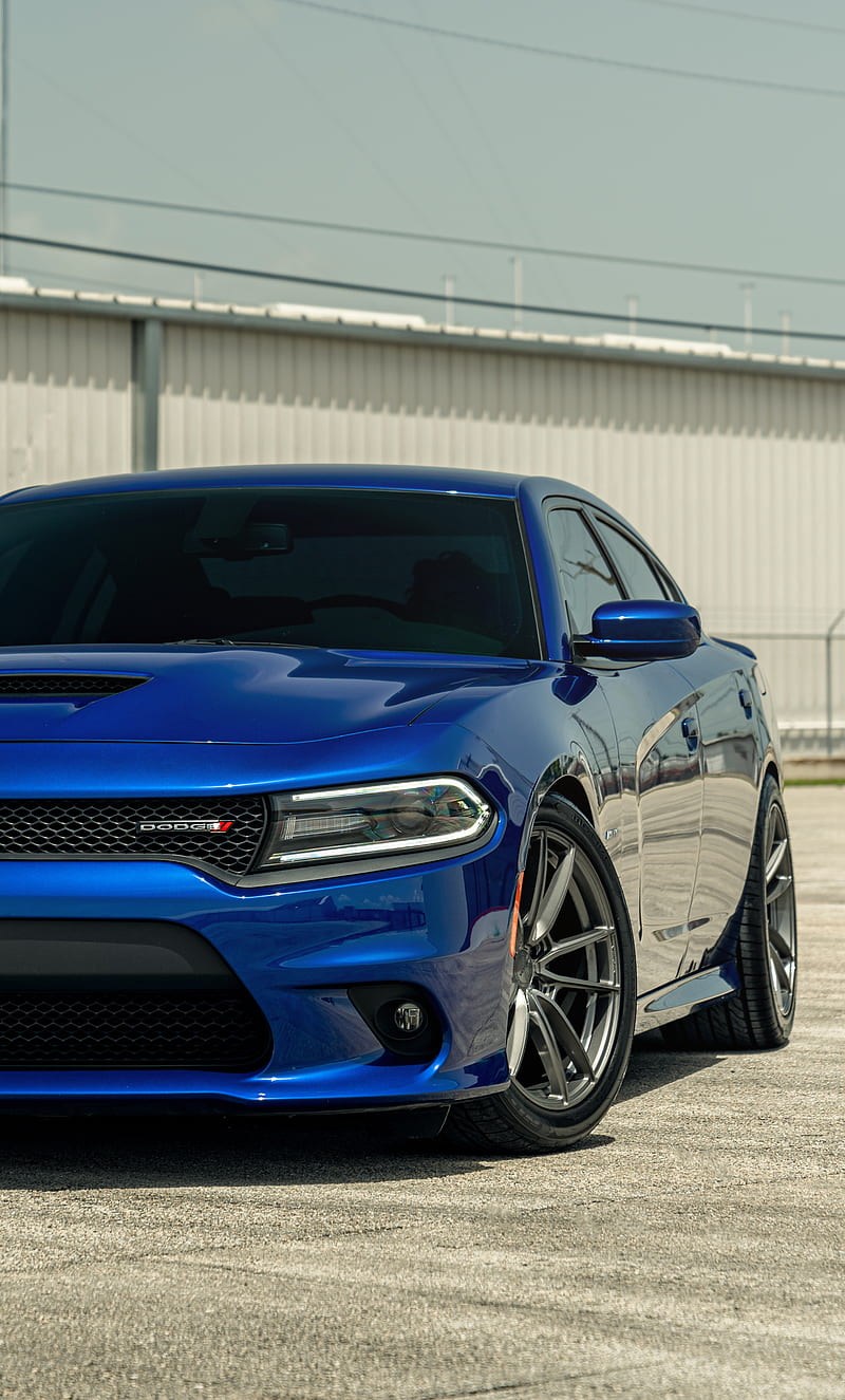 Velgen Blue Dodge Charger Dirty South iPhone , , Background, and, HD phone wallpaper
